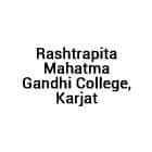 Rashtrapita Mahatma Gandhi College, Karjat