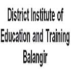 District Institute of Education and Training, Balangir