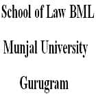 School of Law, BML Munjal University, Gurugram