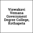 Viswakavi Vemana Government Degree College, Kothapeta