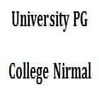 University PG College, Nirmal