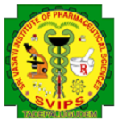 Sri Vasavi Institute of Pharmaceutical Sciences, Pedda Palli