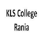 KLS College, Rania