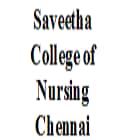 Saveetha College of Nursing, Chennai