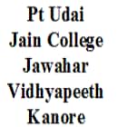 Pt Udai Jain College Jawahar Vidhyapeeth, Kanore