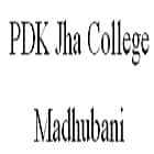 PDK Jha College, Madhubani