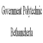 Government Polytechnic, Bethamcherla