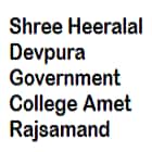 Shree Heeralal Devpura Government College, Amet, Rajsamand