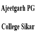 Ajeetgarh PG College, Sikar