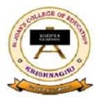 St Joans College of Education, Krishnagiri