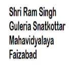 Shri Ram Singh Guleria Snatkottar Mahavidyalaya, Faizabad