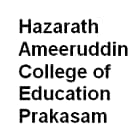 Hazarath Ameeruddin College of Education, Prakasam