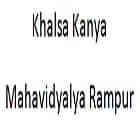 Khalsa Kanya Mahavidyalya, Rampur