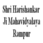 Shri Harishankar Ji Mahavidyalaya, Rampur