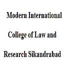Modern International College of Law and Research, Sikandrabad