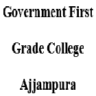 Government First Grade College, Ajjampura