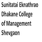 Sunitatai Eknathrao Dhakane College of Management, Shevgaon