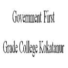 Government First Grade College, Kokatanur