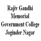 Rajiv Gandhi Memorial Government College, Joginder Nagar